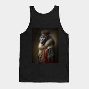 Royal Portrait of a Mandrill Tank Top